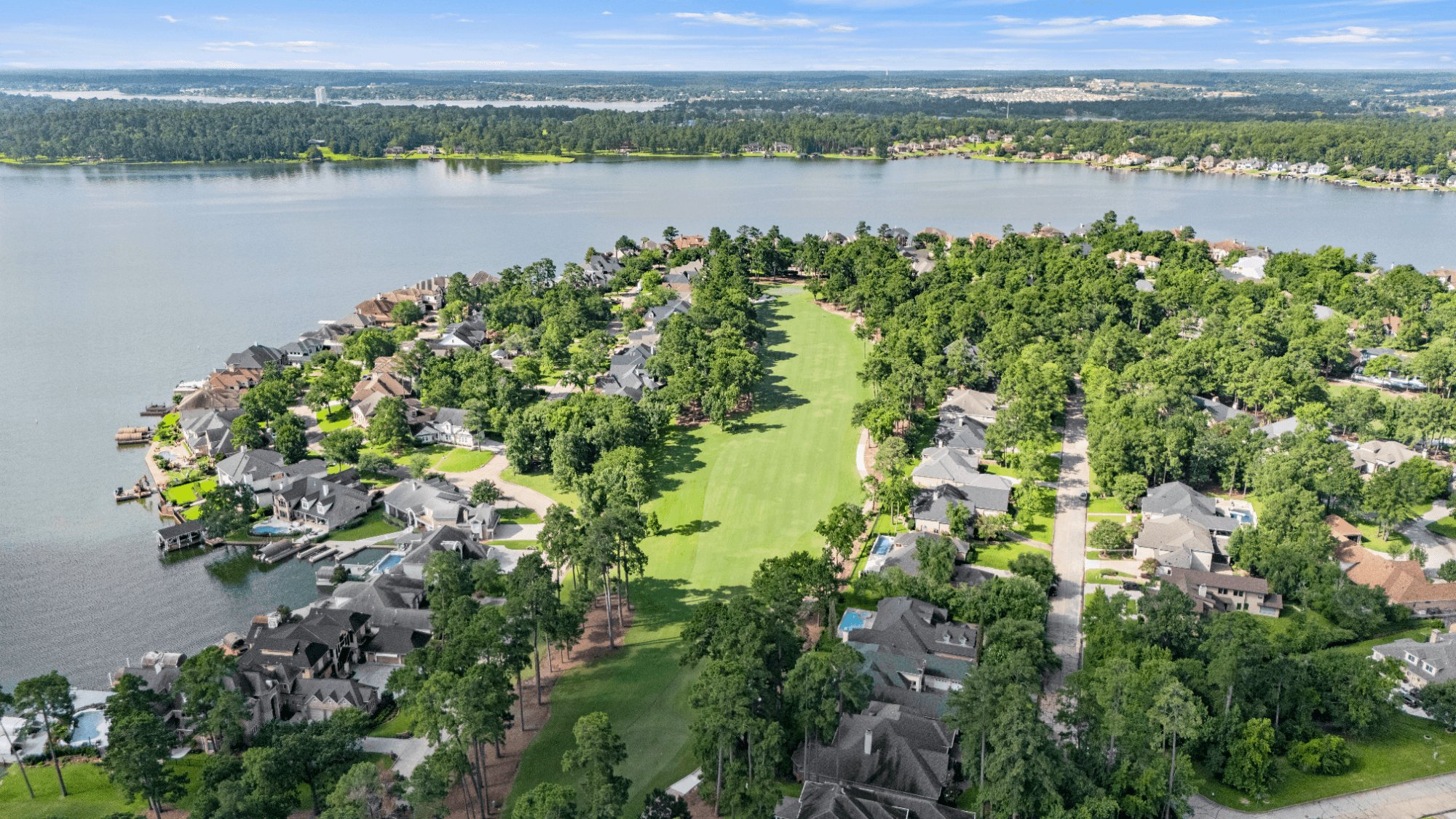 Golf, water, and wooded homesites side by side