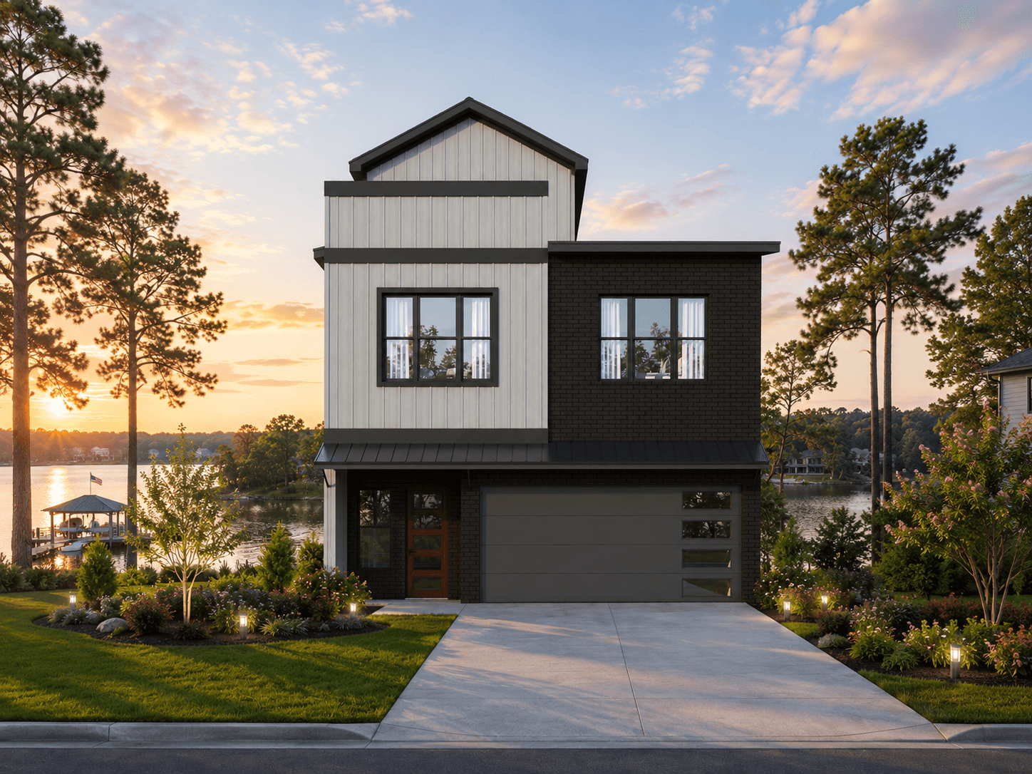 The Buchanan front elevation rendering