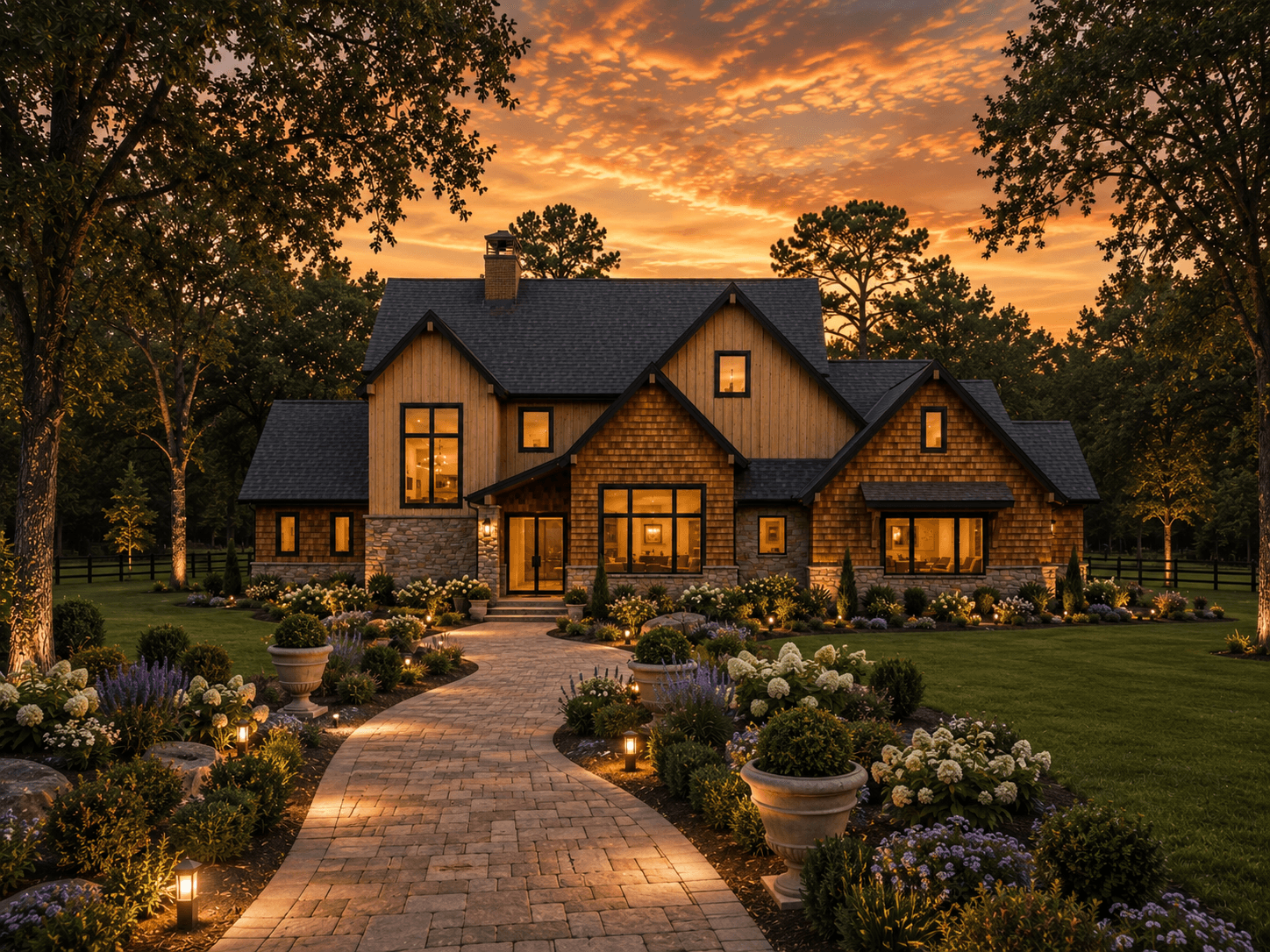 The Gentry front elevation rendering