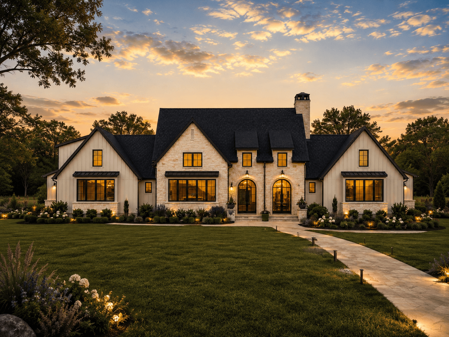 The Harper front elevation rendering