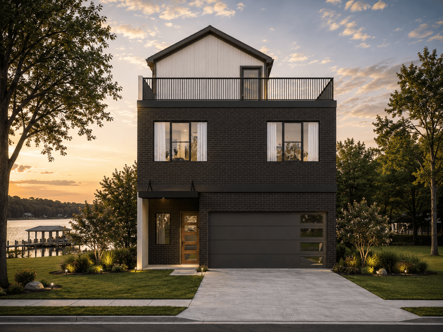 The Medina front elevation rendering