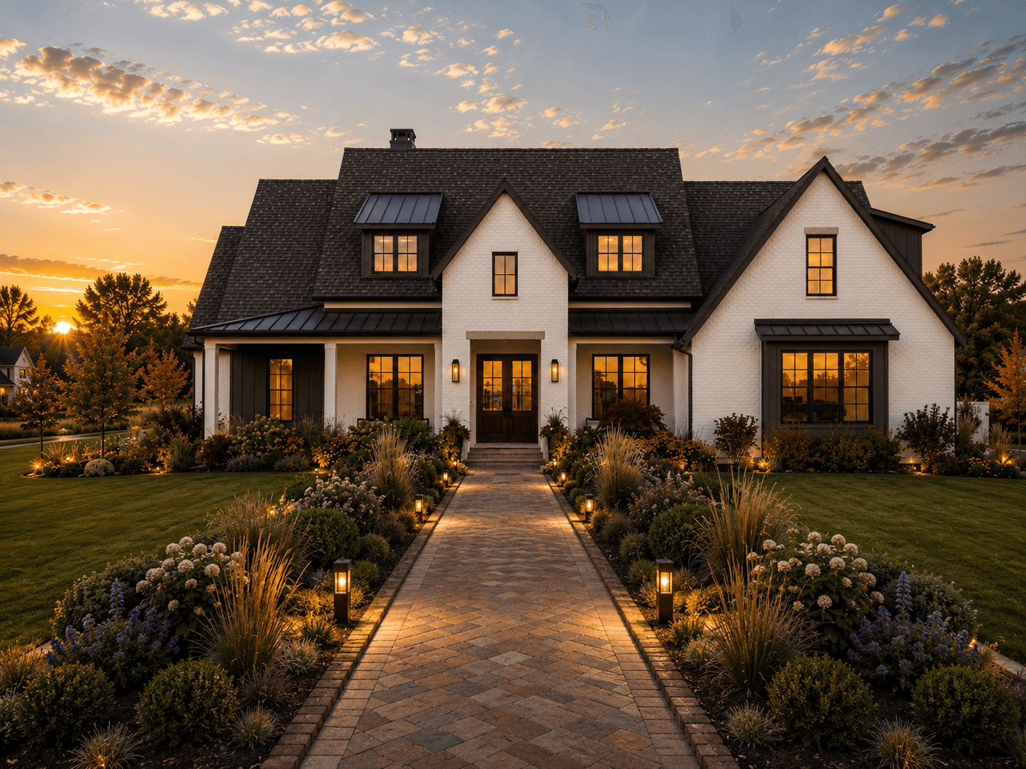 The Megan front elevation rendering