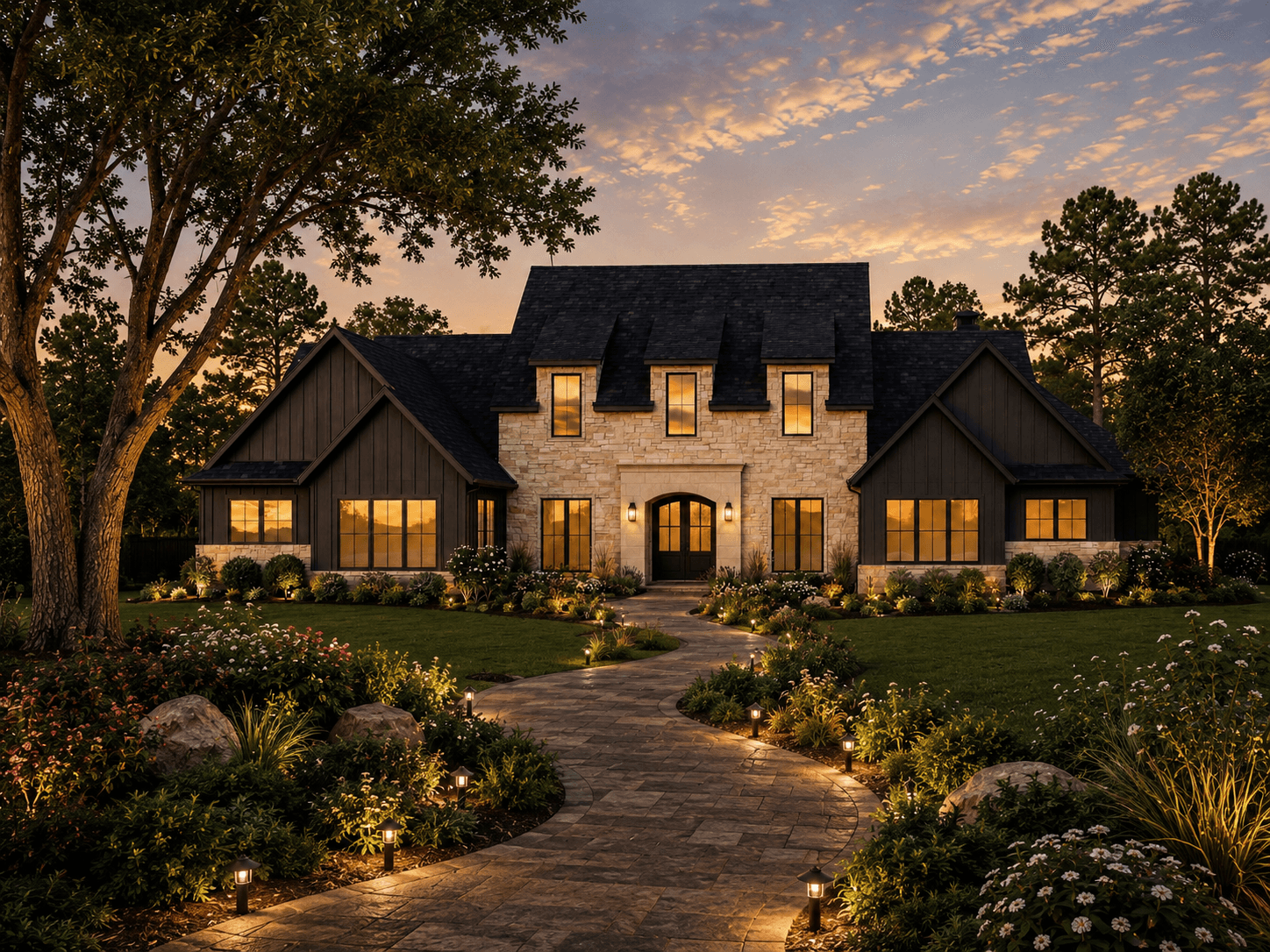 The Paxton front elevation rendering