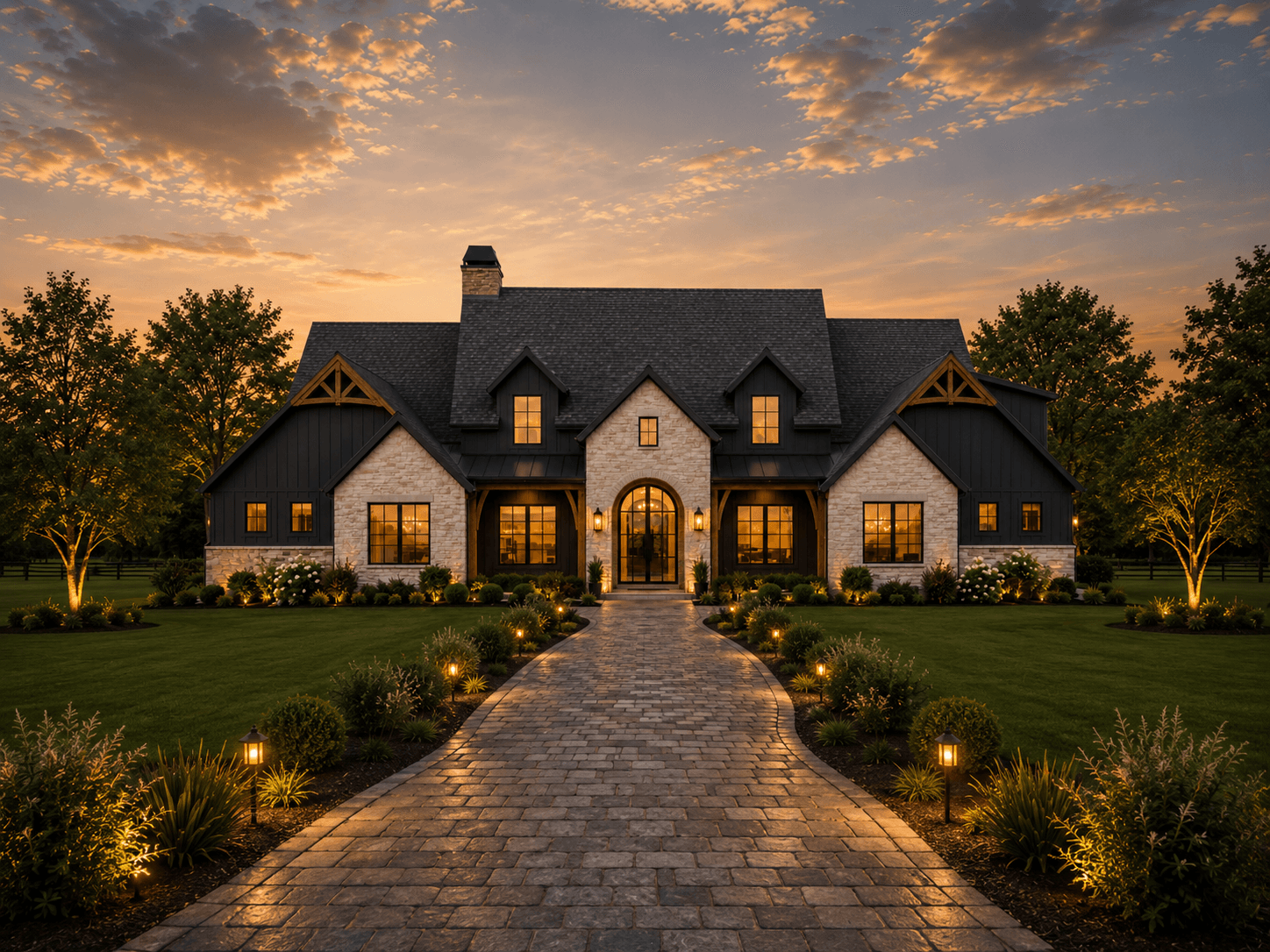 The Tinley front elevation rendering